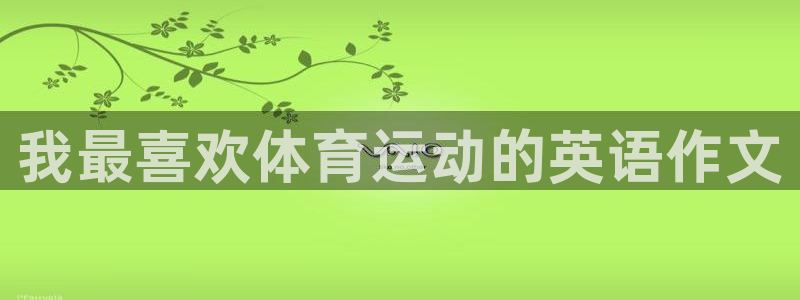 一竞技官方正版app娱乐首页网站大全：我最喜欢体育运